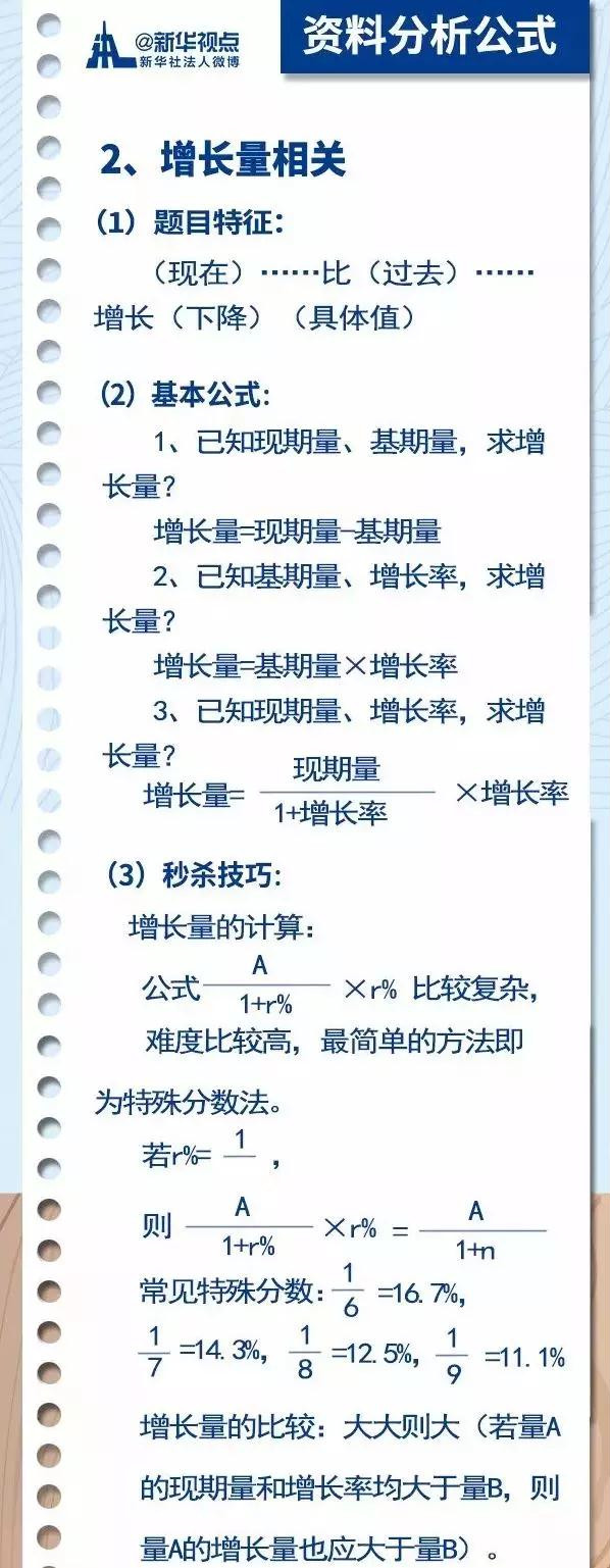 2020國(guó)考行測(cè)常用公式匯總，背完答題省時(shí)省力